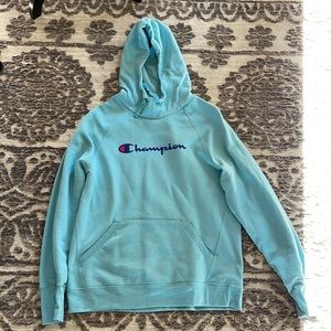 Champion Logo Hoodie, Size L